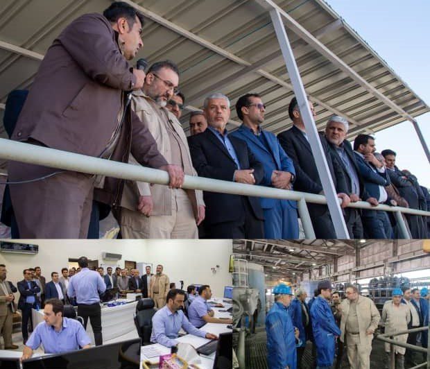 بازدید مدیران گروه سرمایه گذاری معادن و فلزات از مجتمع معدنی چادرملو